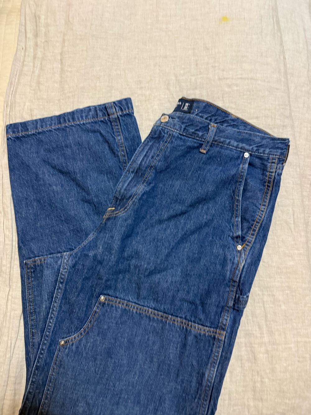 Abercrombie & Fitch Relaxed Blue Denim Jeans